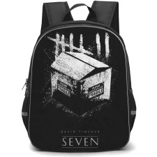 Se7en Backpack StudentPack - Se7en Vintage Black And White Poster