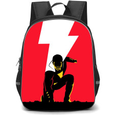 Shazam Backpack StudentPack - Shazam DC Comics Art Red Background