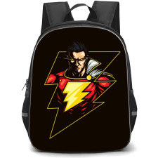 Shazam Backpack StudentPack - Shazam Minimalism Art On Black Background