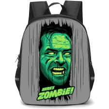The Shining Backpack StudentPack - The Shining Zomby Illustration Art On Gray Background