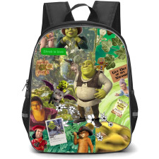 Shrek Phone Case Backpack StudentPack - Characters Shrek is Love Collage