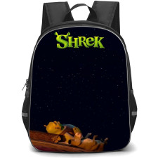 Shrek Phone Case Backpack StudentPack - Shrek and Donkey Watching the Stars Illustration