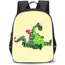 Shrek Dragon Phone Case Backpack StudentPack - Dragon Wrapped in A Ribbon Word Art