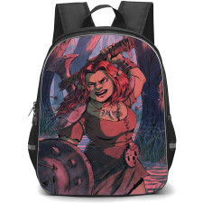 Shrek Fiona Phone Case Backpack StudentPack - Ogre Fiona Swamp at Dawn Illustration