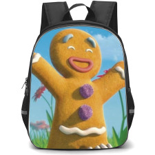 Shrek Gingerbread Man Phone Case Backpack StudentPack - Gingerbread Happy Flower Portrait
