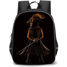 Shrek Puss In Boots Phone Case Backpack StudentPack - Puss In Boots Back Portrait Black Background
