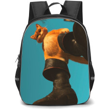 Shrek Puss In Boots Phone Case Backpack StudentPack - Puss In Boots Top View Portrait