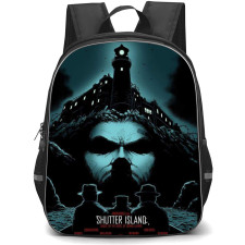 Shutter Island Backpack StudentPack - Shutter Island Movie Dark Illustration Poster