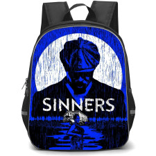Sinners Backpack School Bag StudentPack - Blue Raining Series Poster