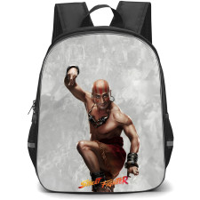 Street Fighter Dhalsim Backpack School Bag StudentPack - Dhalsim Fighting Stance Portrait Poster