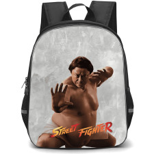 Street Fighter E. Honda Backpack School Bag StudentPack - E. Honda Fighting Stance Portrait Poster