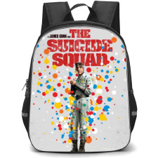 Suicide Squad Backpack StudentPack - Suicide Squad David Standing On Polka Dot Background