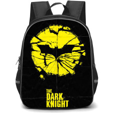 The Dark Knight Backpack StudentPack - The Dark Knight Black and Yellow Minimal Poster