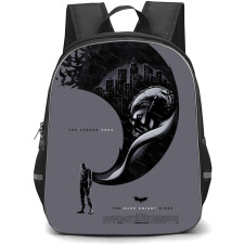 The Dark Knight Backpack StudentPack - The Dark Knight Rises The Legend Ends Black Illustration Art