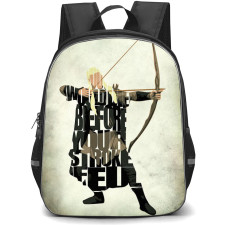 The Lord Of The Rings Backpack StudentPack - The Lord Of The Rings Typographic Illustration Art