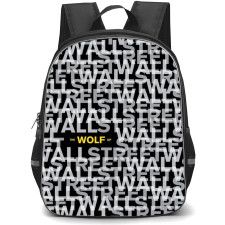 The Wolf of Wall Street Backpack StudentPack - The Wolf of Wall Street Typographic Movie Poster