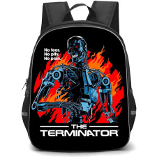 The Terminator Backpack StudentPack - The Terminator Funny Illustration Art On Black Background