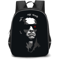 The Terminator Backpack StudentPack - The Terminator Grayscale Illustration Art