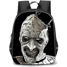 Terrifier Backpack StudentPack - Art The Clown Portrait Black and White