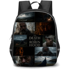 The Death of Robin Hood Backpack School Bag StudentPack - The Death of Robin Hood Cinematic Character Montage Art Poster