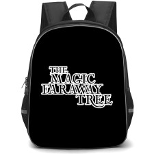 The Magic Faraway Tree Backpack School Bag StudentPack - The Magic Faraway Tree Black Text Logo Sticker