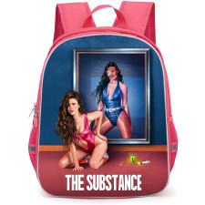 The Substance Backpack School Bag StudentPack - The Substance Broken Mirror Beauty Horror Artwork Poster