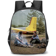 The Dog Stars Backpack School Bag StudentPack - The Dog Stars Hig And Cima Campfire Scene Poster