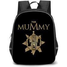 The Mummy 1999 Backpack School Bag StudentPack - The Mummy 1999 Minimal Egyptian Relic Symbol On Black Background