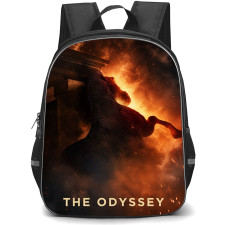 The Odyssey Backpack School Bag StudentPack - The Odyssey Burning Trojan Horse Ancient Greek Poster