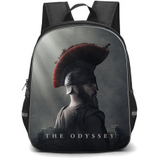 The Odyssey Backpack School Bag StudentPack - The Odyssey Greek General in Red Crested Helmet Poster