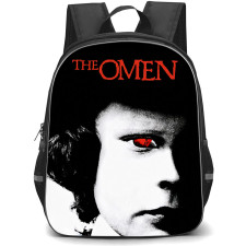 The Omen Damien Thorn Backpack School Bag StudentPack - Damien Thorn Face Movie Poster