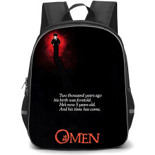 The Omen Backpack School Bag StudentPack - The Omen Minimalist Vintage Poster