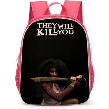 They Will Kill You Asia Reaves Backpack School Bag StudentPack - Asia Reaves Dark Slasher Poster