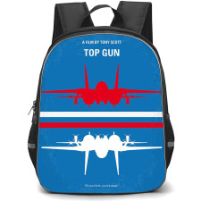 Top Gun Backpack StudentPack - Top Gun Minimalist Blue Poster