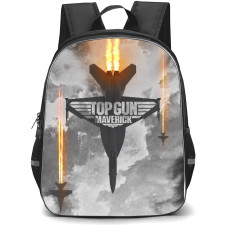 Top Gun Backpack StudentPack - Top Gun F-14A TOMCAT Fighter Grayscale Poster