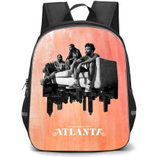 Atlanta Backpack StudentPack - Atlanta Grayscale And Orange Combination Poster