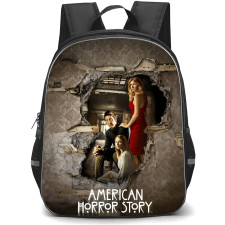American Horror Story Backpack School Bag StudentPack - American Horror Story Characters Wall Ripped Series Poster