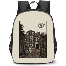 American Horror Story Backpack School Bag StudentPack - American Horror Story Murder House Illustration