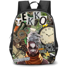 Famous Television Series Arcane Ekko Backpack StudentPack - Ekko Collage