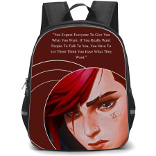 Arcane Backpack StudentPack - Arcane You Expect Everyone To Give You Quote On Red Background