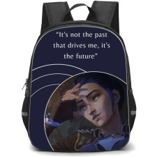 Arcane Backpack StudentPack - Arcane Its Not The Past That Drives Me Quote Poster