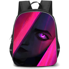 Arcane Jinx Backpack StudentPack - Arcane Jinx Devilish Stare Half Face Poster