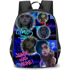 Arcane Backpack StudentPack - Arcane Jinx Was Here Graphic Art Poster
