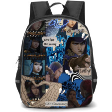 Arcane Backpack StudentPack - Arcane Live Fast Die Young Collage