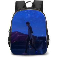 Arcane Backpack StudentPack - Arcane Viktor Walking in The Street At Night