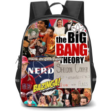 The Big Bang Theory Backpack StudentPack - The Big Bang Theory Bazinga Collage