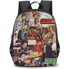 The Big Bang Theory Backpack StudentPack - The Big Bang Theory Fan Made Collage Poster