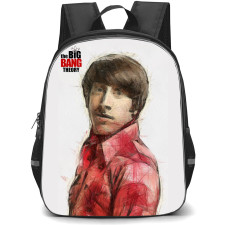 The Big Bang Theory Backpack StudentPack - Howard Wolowitz Side Portrait Sketch Art