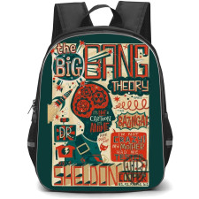 The Big Bang Theory Backpack StudentPack - The Big Bang Theory Its Not A Cartoon It Anime Poster