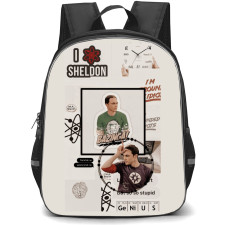 The Big Bang Theory Backpack StudentPack - Sheldon Cooper Character Graphic Art